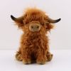 Highland Cow Plush Toy;  28CM/11'';  Cute Highland Cattle Soft Stuffed Doll;  Cow Plush Pillow For Kids Christmas Gift