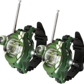 Walkie Talkie For Kids; Two-Way Radio Walky Talky Watches With Flashlight; Children Outdoor Game; Interphone Toy Game; And Gifts For Boy And Girl Age