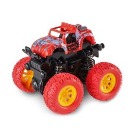 3'' Kids Pull Back Vehicle Toy Mini Racing Car Model Funny Crashproof Friction Toy Inertia Powered Stunt for Children
