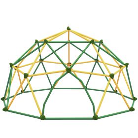 13ft Geometric Dome Climber Play Center, Kids Climbing Dome Tower , Rust & UV Resistant Steel Supporting 1000 LBS