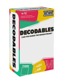 Spin Master Games, Decodables, Hysterical Adult Party Game for Ages 18+