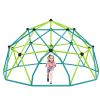 Kids Climbing Dome Tower - 12 ft Jungle Gym Geometric Playground Dome Climber Monkey Bars Play Center, Rust & UV Resistant Steel Supporting 1000 LBS