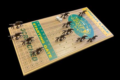 North Dakota State University Horseracing Gametop Walnut