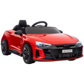 Aosom Kids Ride on Car, 12V Licensed Audi RS E-tron GT 3.1 MPH Electric Car for Kids, Ride-on Toy for Boys and Girls with Remote Control
