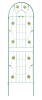 2 Pack Metal Garden Trellis 71" x 19.7" Rustproof Trellis for Climbing Plants Outdoor Flower Support Green