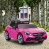 12V Kids SLC300 Ride On Toy Car, Electric Battery Powered Vehicles with LED Lights, Horn, for Children 3-6
