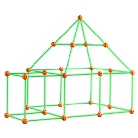 Glow In The Dark! Christmas Gift! VEVOR Tent Fort Building Kit for Kids Glow In The Dark STEM Construction Toy 85P