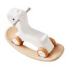 VEVOR 3 in 1 Rocking Horse for Toddlers 1-3 Years, Baby Rocking Horse with Detachable Balance Board and 4 Smooth Wheels