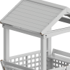 Outdoor Playhouse for Kids, Wooden Playhouse, Backyard Playhouse with bench and door
