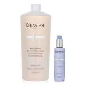 KERASTASE - Blond Absolu Set 1: Shampoo & Fortifying Heat-Protecting Serum (Lightened or Highlighted Hair)  2pcs