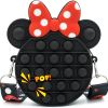 Pop Purse For Girls; 2 In 1 Fidget Purse; Pop Poppet Bag; Bubble Purse; Cartoon Silicone Fidget Toys; Handbags With Adjustable Shoulder Strap Length;