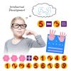 Kid Felt Finger Numbers Math Toys; Children Counting Early Learning Educational Board; For Toddler Teaching Aid