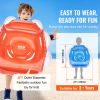 VEVOR Inflatable Bumper Balls 2-Pack, 2FT/0.6M Body Sumo Zorb Balls for Kids