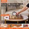 VEVOR Magnetic Wooden Chess Set, 15 inch 2-IN-1 Chess Checkers Game Set, Folding Chess Board Games for Adults Kids