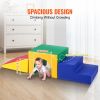VEVOR Single Tunnel Climber, Toddler Playset, Foam Climbing Blocks for Toddlers, Kids Tunnel Maze with Stairs and Ramp