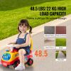 VEVOR Ride On Push Car for Toddlers, Ages 1-3, Ride Racer, Sit to Stand Toddler Ride On Toy, Classic Kids Ride On Car with Music Steering Wheel