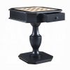 Black 2-Drawer Game Table