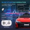 Aosom Kids Ride on Car, 12V Licensed Audi RS E-tron GT 3.1 MPH Electric Car for Kids, Ride-on Toy for Boys and Girls with Remote Control