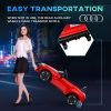 Aosom Kids Ride on Car, 12V Licensed Audi RS E-tron GT 3.1 MPH Electric Car for Kids, Ride-on Toy for Boys and Girls with Remote Control