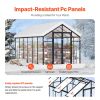 Transform Your Backyard Into a Garden Oasis with the VEVOR 8x12 Ft Polycarbonate Greenhouse