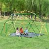 13ft Geometric Dome Climber Play Center, Kids Climbing Dome Tower , Rust & UV Resistant Steel Supporting 1000 LBS