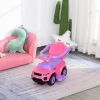 Aosom 3 In 1 Push Cars for Toddlers Kid Ride on Push Car Stroller Sliding Walking Car with Horn Music Light Function Secure Bar Ride on Toy for Boy Gi