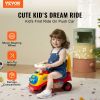 VEVOR Ride On Push Car for Toddlers, Ages 1-3, Ride Racer, Sit to Stand Toddler Ride On Toy, Classic Kids Ride On Car with Music Steering Wheel