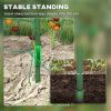 Metal Garden Trellis, Arch Trellis for Climbing Plants Outdoor, A-Frame, with Climbing Net, 57" x 66" x 81", Green