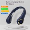Bladeless Neck Fan with 180° Mountain Wind Cooling -Hands-Free Wearable & Ultra-Quiet, USB Rechargeable for Travel, Gym