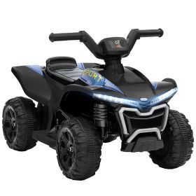 Qaba Kids ATV Quad, 6V Ride On Toy with 1.6MPH Max Speed, Rechargeable Battery, 4 Wheeler Battery Powered with Lights, Forward & Reverse for Toddlers (Color: as Pic)