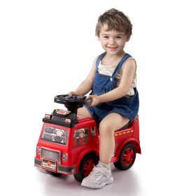 VEVOR Ride On Push Car for Toddlers, Ages 1-3, Ride Racer, Sit to Stand Toddler Ride On Toy (Color: Red)