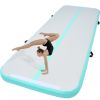 VEVOR Gymnastics Air Mat, 4 inch Thickness Inflatable Gymnastics Tumbling Mat, Tumble Track with Electric Pump