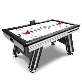 Air Hockey Table, 72" Indoor Hockey Table for Kids and Adults, LED Sports Hockey Game with 2 Pucks, 2 Pushers, and Electronic Score System (Color: as Pic)