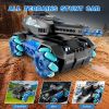 4DRC Y1 RC Crawler Scale Water Bullet Shooting Remote Control Cars,Kids 4WD Battle Stunt Car,All Terrain RC Truck with 360°Rotating