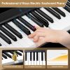 61Keys Foldable Electronic Piano Keyboard With Micro Audio Sustain Pedal Music Stand Storage Bag Portable Wireless MiDi Connection Keyboard For Beginn