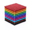 1000pcs 5mm Multicolor Magnet Ball Educational Buck Ball Magnetic Beads Rubik's Cube Assembly Set