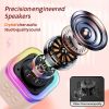Bluetooth Karaoke Machine for Kids Adults, Portable Mini Karaoke Speaker with 2 Wireless Mic, LED Light Music Toys for Christmas Gift