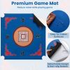Folding Mahjong Table with Cup Holders for Game Room