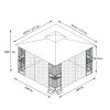 Upgrade Your Backyard Bliss with a transforming10x10 Outdoor Patio Gazebo