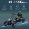 Aosom Kids Pedal Go Kart Ride-on Toy with Ergonomic Comfort, Pedal Car with Tough, Wear-Resistant Tread