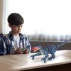 Remote Control Dinosaur Toys Jurassic Realistic RC Dinosaur Rechargeable T-Rex Walking Robot with 3D Eye Roaring Sounds Red Light Remote Control for 3