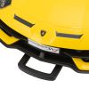Licensed Lamborghini 24V Kids Ride On Electric Cars, Battery Powered Drifting Car with Double PU Seats, Remote Control, High-Low Speed, LED Lights
